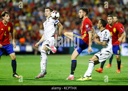 Alicante, Espagne. 6Th sep 2017.'qualificatifs de la coupe du monde de 2018, 9 match entre l'Espagne et de l'Albanie à la Jose rico perez stadium. crédit : abel f. ros/Alamy live news Banque D'Images