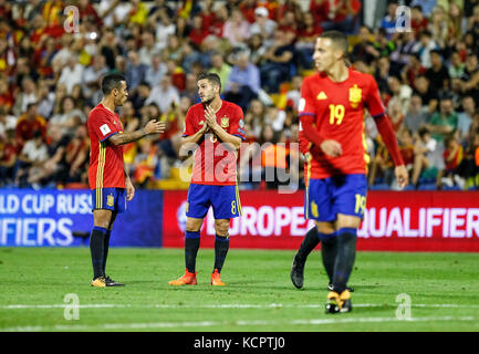 Alicante, Espagne. 6Th sep 2017.'qualificatifs de la coupe du monde de 2018, 9 match entre l'Espagne et de l'Albanie à la Jose rico perez stadium. crédit : abel f. ros/Alamy live news Banque D'Images