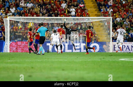 Alicante, Espagne. 6Th sep 2017.'qualificatifs de la coupe du monde de 2018, 9 match entre l'Espagne et de l'Albanie à la Jose rico perez stadium. crédit : abel f. ros/Alamy live news Banque D'Images