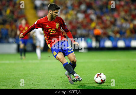 Alicante, Espagne. 6Th sep 2017.'qualificatifs de la coupe du monde de 2018, 9 match entre l'Espagne et de l'Albanie à la Jose rico perez stadium. crédit : abel f. ros/Alamy live news Banque D'Images