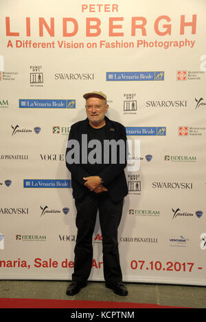 Venaria Reale (d), 06/10/2017 Inauguration de l'exposition de Peter Lindbergh à la venaria palais dans la photo : Peter Lindbergh. Banque D'Images