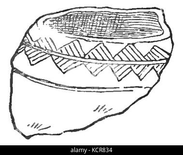 Cette référence fait référence à une page de l'édition de 1882 de 'Atlantis : The Antediluvian World', un livre explorant le mythe de l'Atlantide par Ignace Donnelly. Banque D'Images