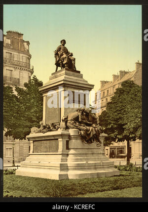 Alexandre Dumas, monument, Paris, France RCAC2001698550 Banque D'Images