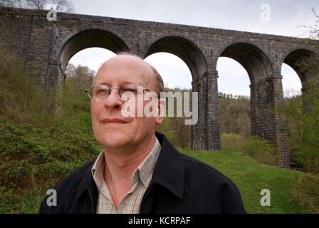 Auteur et poète gallois , Mike Jenkins Banque D'Images