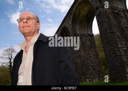 Auteur et poète gallois , Mike Jenkins Banque D'Images