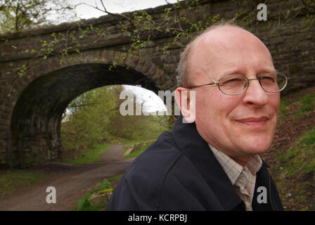 Auteur et poète gallois , Mike Jenkins Banque D'Images