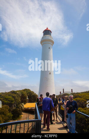 Split Point Lighthouse à l'Aireys Inlet, sur la Great Ocean Road, l'Australie Banque D'Images