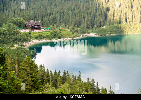 La haute montagne en Pologne. national park - tatras. réserve écologique. lac de montagne. Banque D'Images