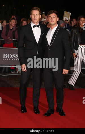 The GQ Men of the Year Awards 2017 - Arrivals featuring : Dustin lance Black, Tom Daley où : Londres, Royaume-Uni quand : 05 Sep 2017 crédit : lia Toby/WENN.com Banque D'Images