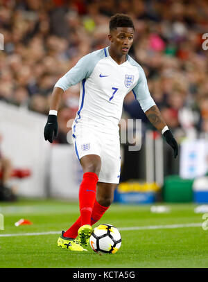 Le gris Demarai d'Angleterre lors de l'UEFA Euro U21 qualification 2019, le groupe 4 au stade Riverside, Middlesbrough. APPUYEZ SUR ASSOCIATION photo. Date de la photo: Vendredi 6 octobre 2017. Voir PA Story FOOTBALL England sous 21. Le crédit photo devrait se lire: Martin Rickett/PA Wire. Banque D'Images