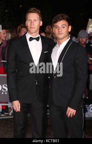 The GQ Men of the Year Awards 2017 - Arrivals featuring : Dustin lance Black, Tom Daley où : Londres, Royaume-Uni quand : 05 Sep 2017 crédit : lia Toby/WENN.com Banque D'Images