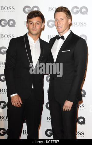 GQ Men of the Year Awards at Tate Modern, London featuring : Tom Daley, Dustin lance Black où : Londres, Royaume-Uni quand : 05 Sep 2017 crédit : WENN.com Banque D'Images