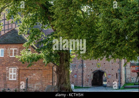 Château Stargard, Mecklenburg-Vorpommern, Allemagne Banque D'Images