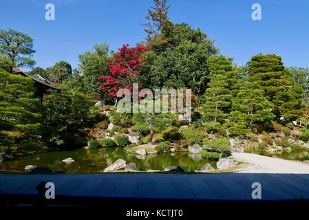 Ninna-Ji jardins zen et temple de Kyoto Banque D'Images