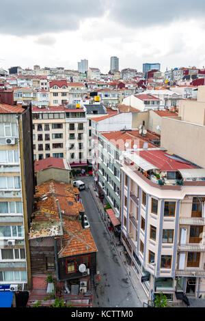 Tours d'habitation et de bâtiments à Istanbul, Turquie Banque D'Images