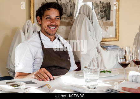 Le Chef étoilé Michelin Rodolfo Guzman Banque D'Images