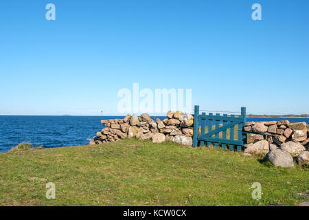 Djupvik sur la côte ouest de l'île suédoise de la mer Baltique Oland en octobre 2017. Oland est une destination touristique populaire en Suède pendant l'été. Banque D'Images