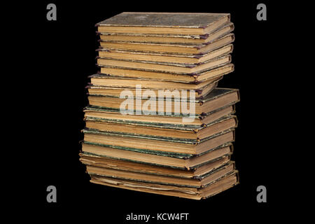 Vintage avec de vieilles bouteilles d'encre, livres, papiers et Quill Banque D'Images