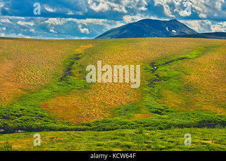 La route de Dempster, la route de Dempster, Territoires du Nord-Ouest, Canada Banque D'Images