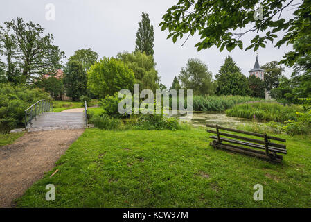 Parc Lenne à Criewen, une partie de la ville de Schwedt Oder dans l'État fédéral de Brandebourg en Allemagne Banque D'Images