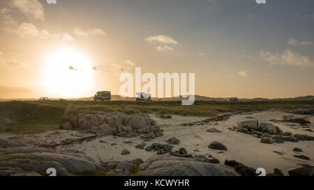 Locations à Fidden beach, île de Mull, en Ecosse Banque D'Images