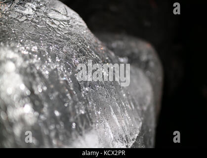 Des modèles créés à partir de quand la glace formée. Banque D'Images