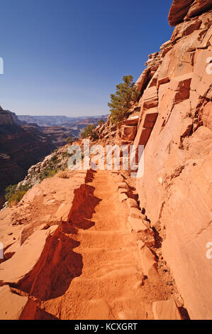 Le sentier de South Kaibab dans le grand canyon Banque D'Images