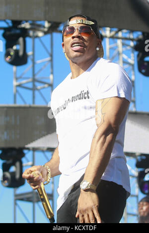 Los ANGELES, CA - 08, 16: Nelly au Festival de musique d'Uforia qui s'est tenu à Exposition Park à Los Angeles, CA le 16 août 2014. Crédit photo : RTNFisher/MediaPunch Banque D'Images