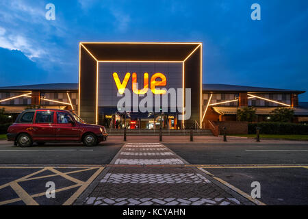 Le cinéma vue à Preston Banque D'Images