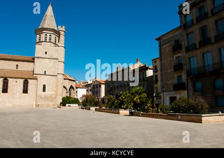 L'église de la madeleine - beziers - France Banque D'Images