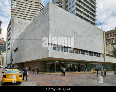 Vue extérieure du musée de l'or ou Museo del Oro, Bogota, Colombie, Amérique du Sud Banque D'Images