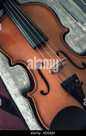 Boîte de dialogue Ouvrir avec violon, Close up Banque D'Images