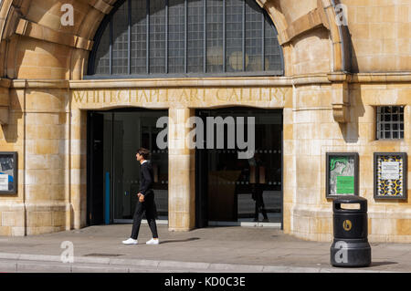 Entrée de Whitechapel Gallery, Londres Angleterre Royaume-Uni UK Banque D'Images