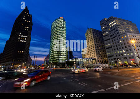 La Potsdamer Platz à Berlin, Allemagne Banque D'Images