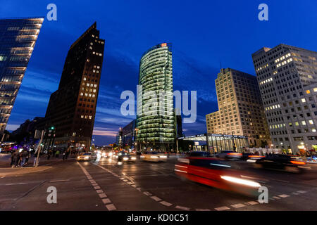 La Potsdamer Platz à Berlin, Allemagne Banque D'Images