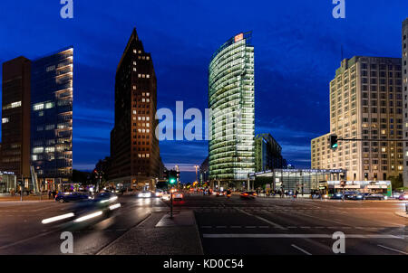 La Potsdamer Platz à Berlin, Allemagne Banque D'Images