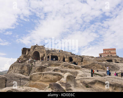 Uplistsikhe cave site archéologique complexe près de Gori en Géorgie l'un des plus anciens établissements urbains dans le pays Banque D'Images