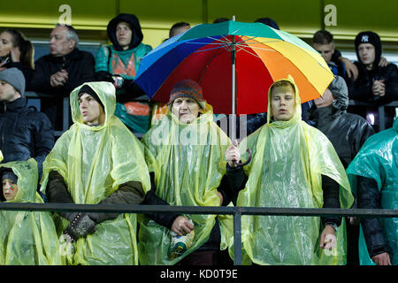 Vilnius, Lituanie. 8 oct, 2017. La Lituanie lors de la coupe du monde FIFA 2018 groupe admissible f match entre la Lituanie et l'Angleterre au stade de grand format sur 8 octobre 2017 à Vilnius, Lituanie. . Credit : phc images/Alamy live news Banque D'Images