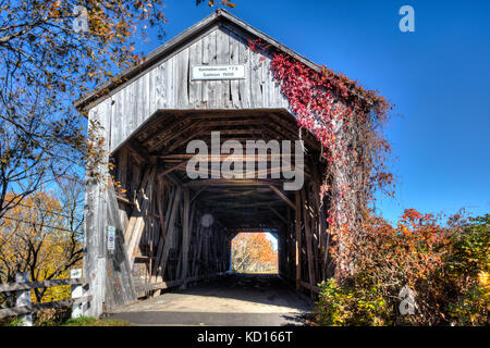 # Kennebecasis 7.5 pont couvert, 4 coins, Sussex, Nouveau-Brunswick, Canada, Banque D'Images