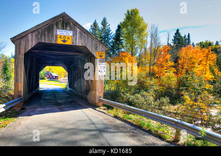 Trout Creek # 4 pont couvert, urney, Waterford, New Brunswick, canada Banque D'Images