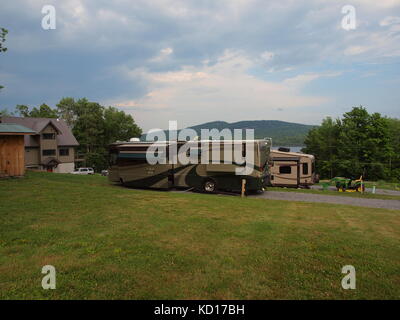 Indian Lake New York dans les montagnes Adirondack Banque D'Images