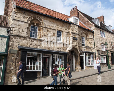 Jew's House - Maison de ville médiévale, Steep Hill, Lincoln Banque D'Images