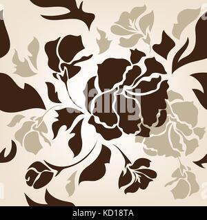 Seamless floral background Illustration de Vecteur