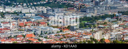 Paysage urbain de Stuttgart, Allemagne, Bade-Wurtemberg. Banque D'Images