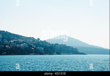 Îles du prince, vu de la mer de Marmara. Istanbul, Turquie Banque D'Images