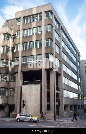 L'architecture brutaliste : Joint House, 1 Swan Lane, ville de Londres. 70 70 l'architecture. Upper Thames Street / Swan Lane. Banque D'Images