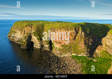 The Brough of Deerness, Near Mull Head, Deerness, Orkney Mainland, Écosse, Royaume-Uni. Banque D'Images