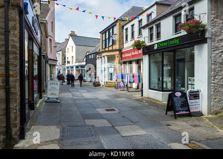 Rue Albert, Kirkwall, Orkney, Scotland, UK continentale. Banque D'Images