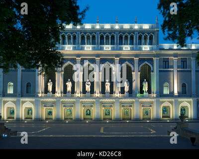 Musée de la littérature azerbaïdjanaise nizami, Baku, Azerbaïdjan Banque D'Images