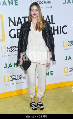 Hollywood, Californie, USA. 9 octobre, 2017. whitney port arrive pour la première du film 'jane' au Hollywood Bowl. crédit : Lisa o'connor/zuma/Alamy fil live news Banque D'Images